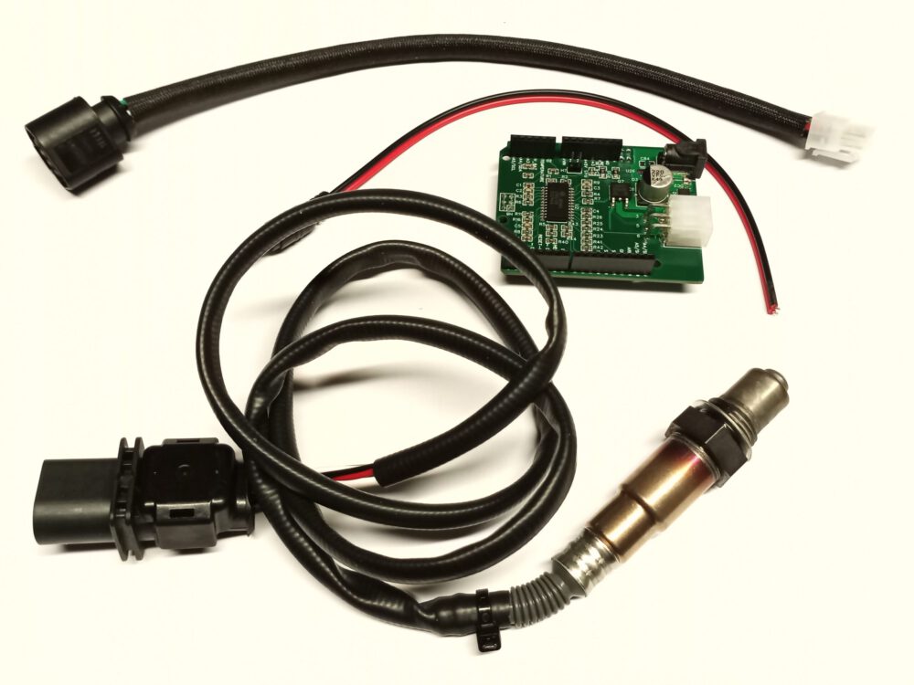 Wideband lambda sensor control shield for Arduino. Controlduino