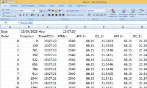 Example of a CSV file.